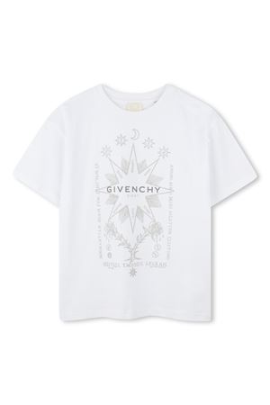 White organic cotton T-shirt GIVENCHY KIDS | H3073410P